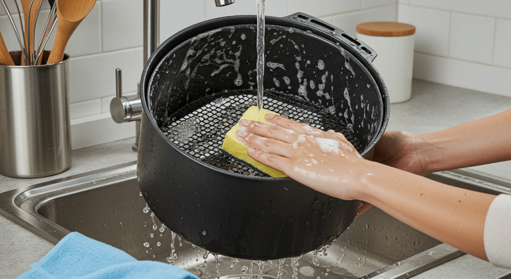 How to Clean Air Fryer Wire Basket