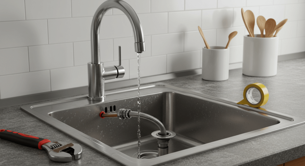 How to Fix Leaking Kitchen Sink