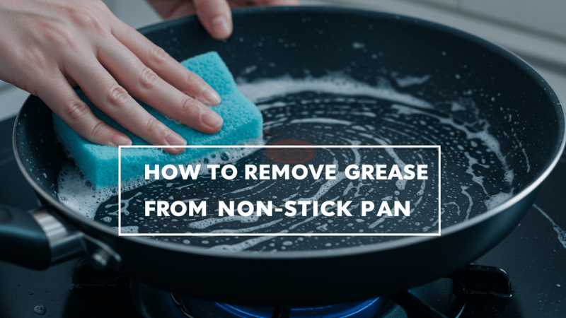 How to Remove Grease from Non-Stick Pan